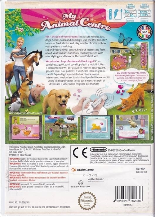 My Animal Centre - Nintendo Wii (B Grade) (Genbrug)